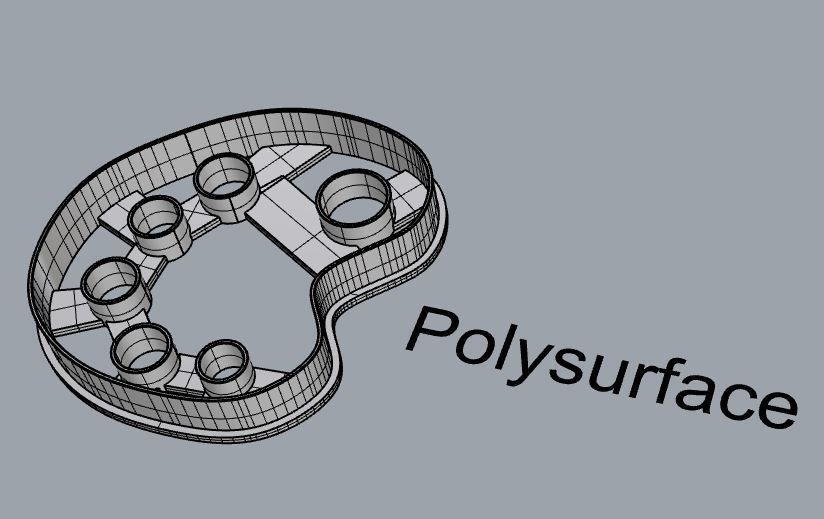 Painting palette cookie cutter 3D print model_3