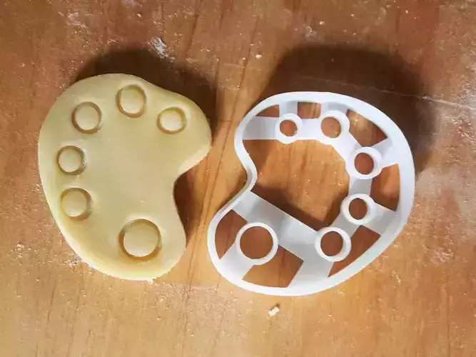 Painting palette cookie cutter 3D print model