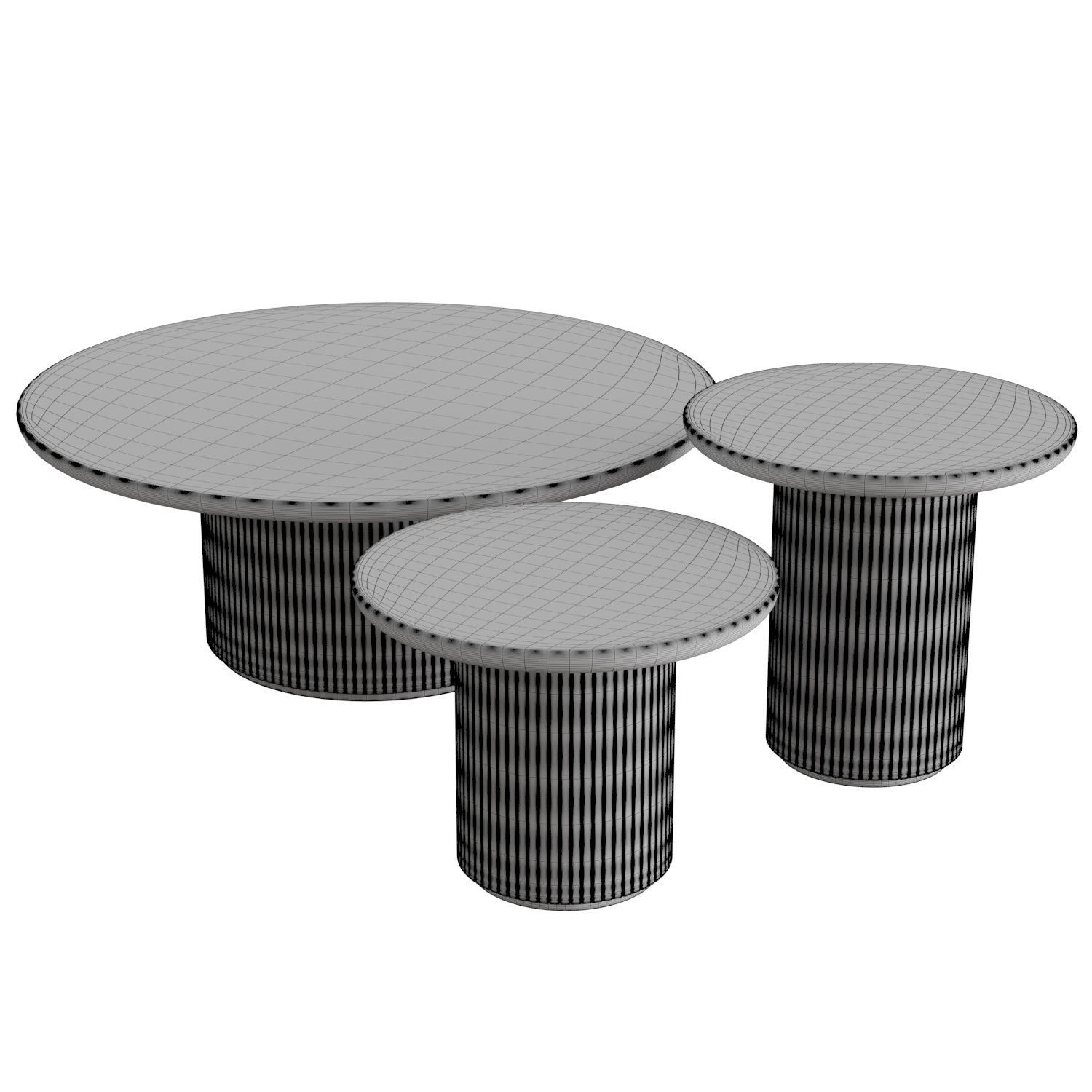 Moon Coffee Table 3D model_4