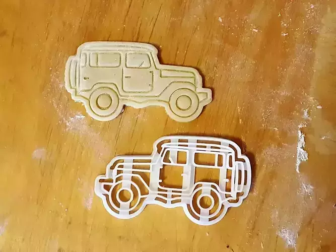 Off-road car cookie cutter
