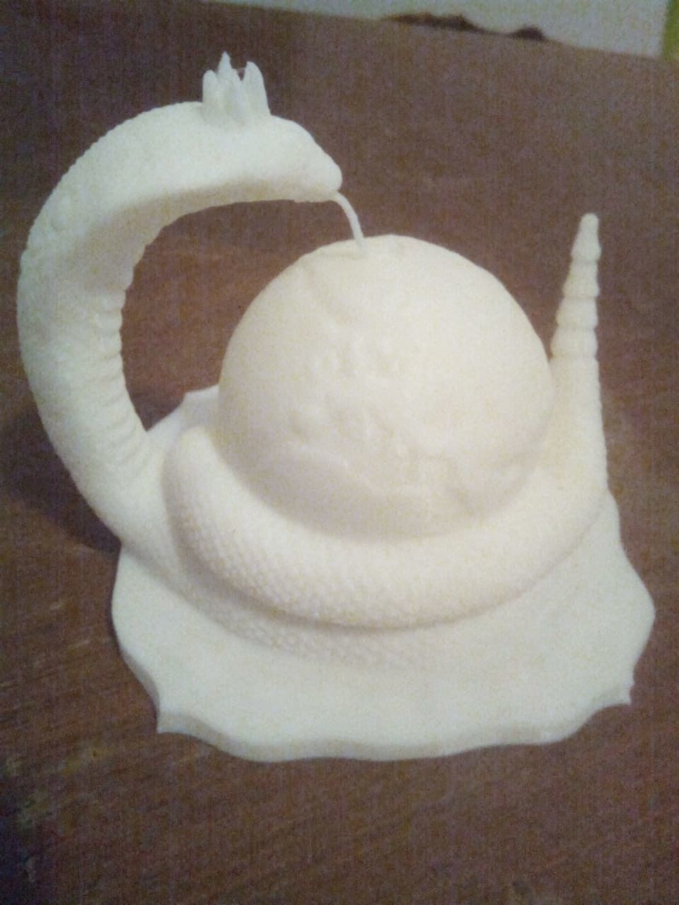 Erth2020 statue of snake on table 3D print model_6