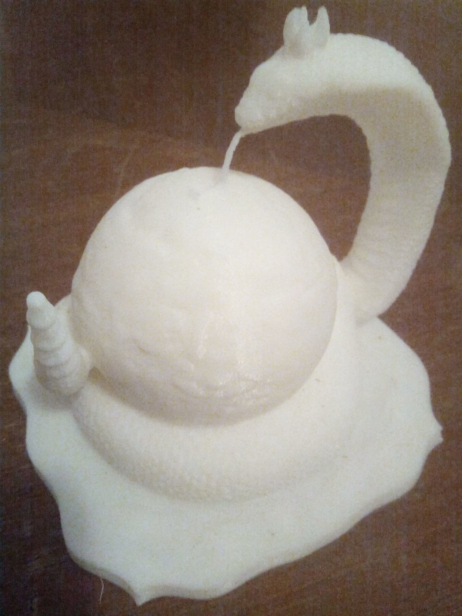 Erth2020 statue of snake on table 3D print model_5