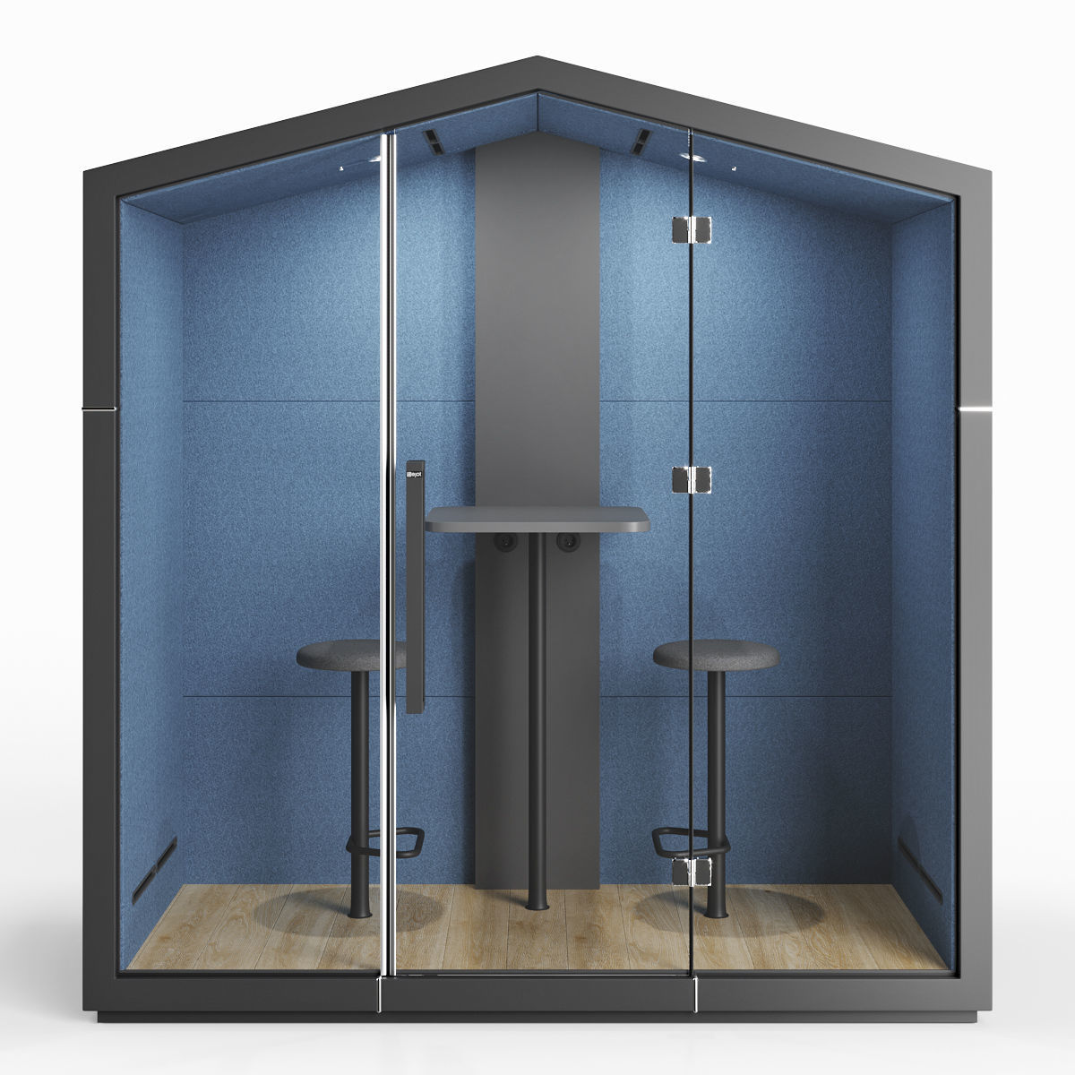 Treehouse THS 2S GX Acoustic Booth 3D model_2