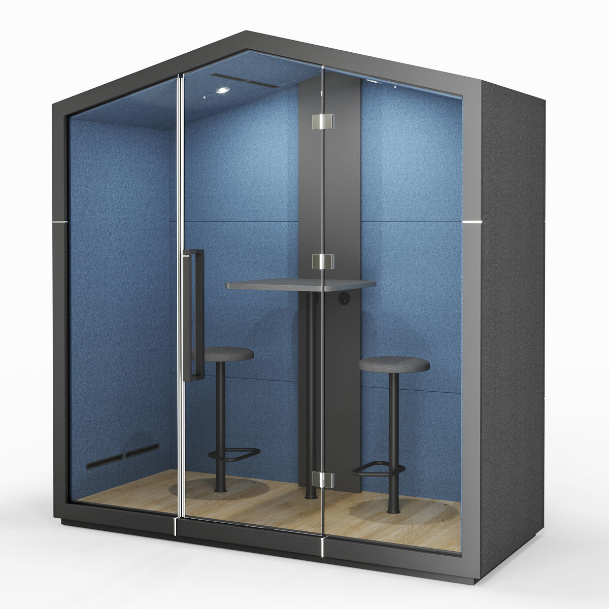 Treehouse THS 2S GX Acoustic Booth 3D model_3