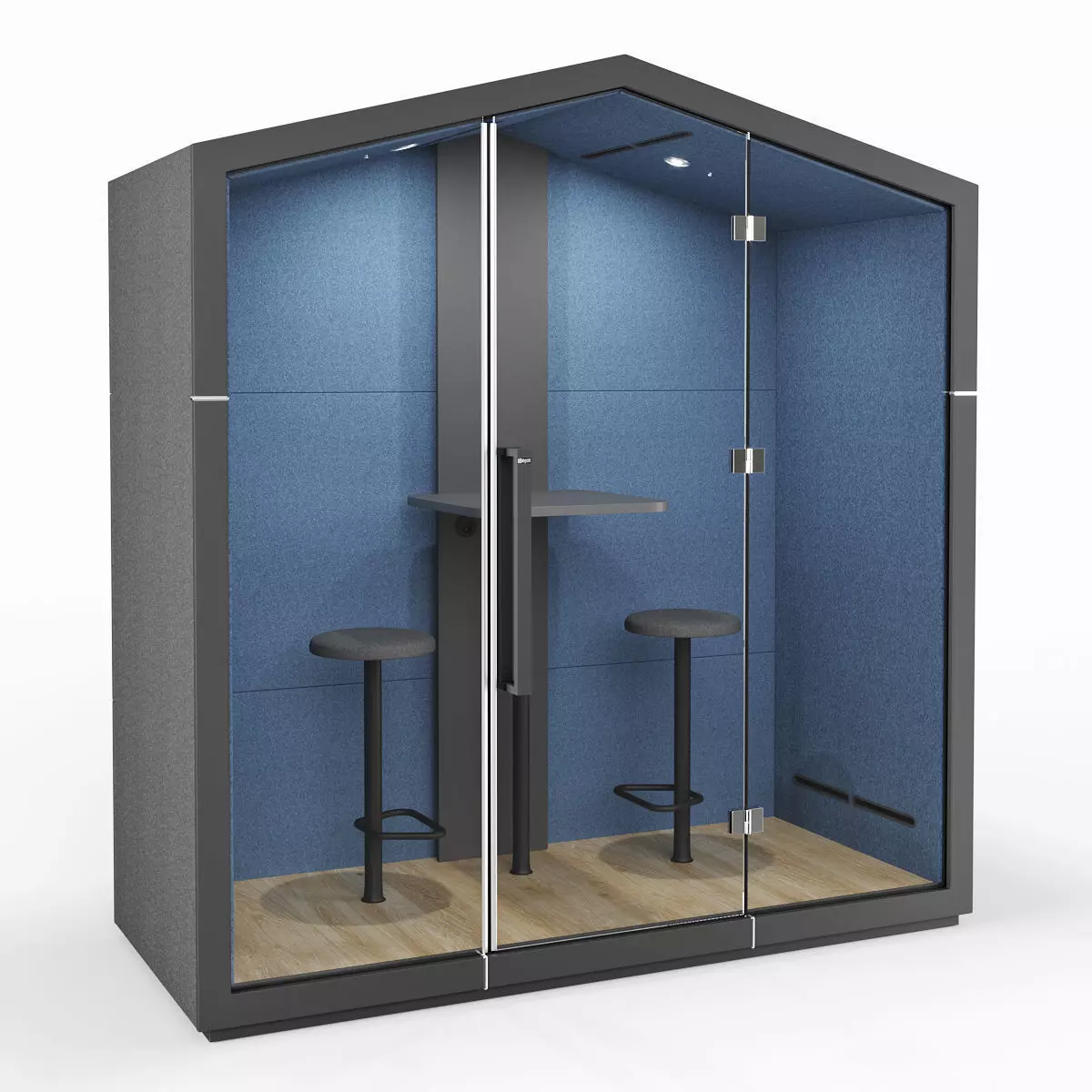 Treehouse THS 2S GX Acoustic Booth 3D model_0
