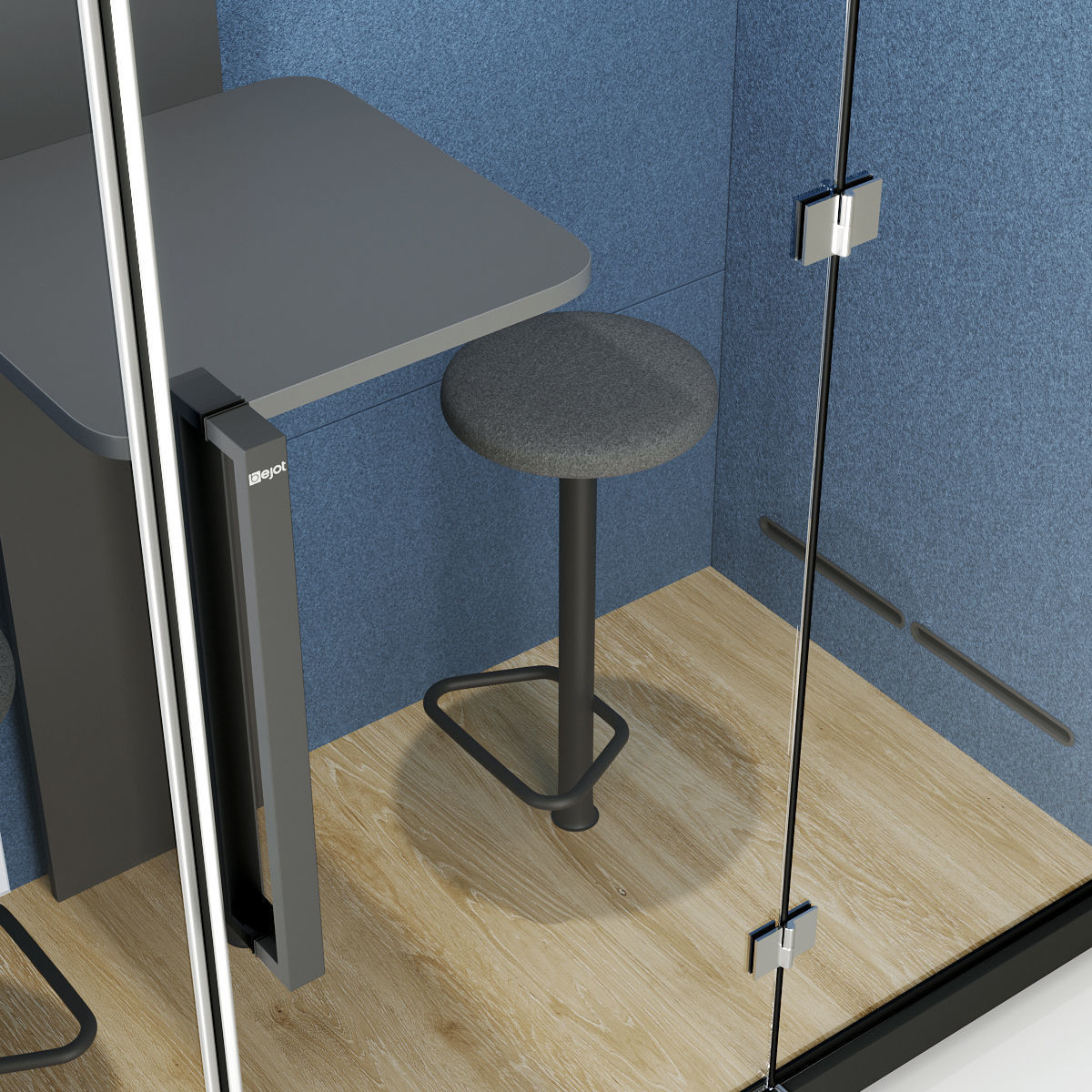 Treehouse THS 2S GX Acoustic Booth 3D model_4
