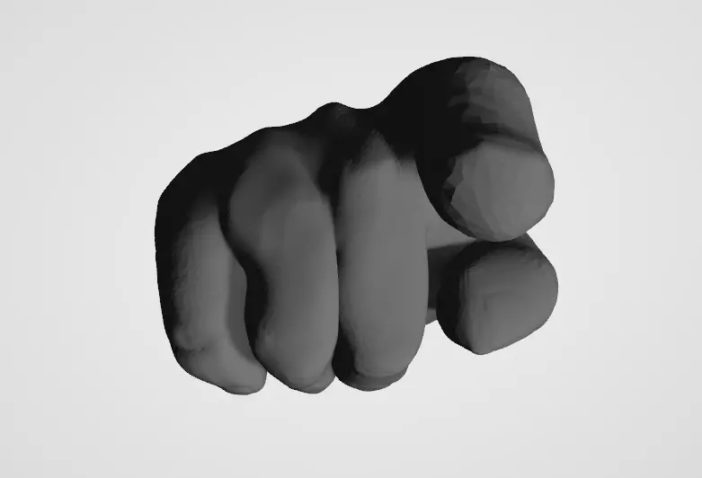 Closed hand Free 3D model