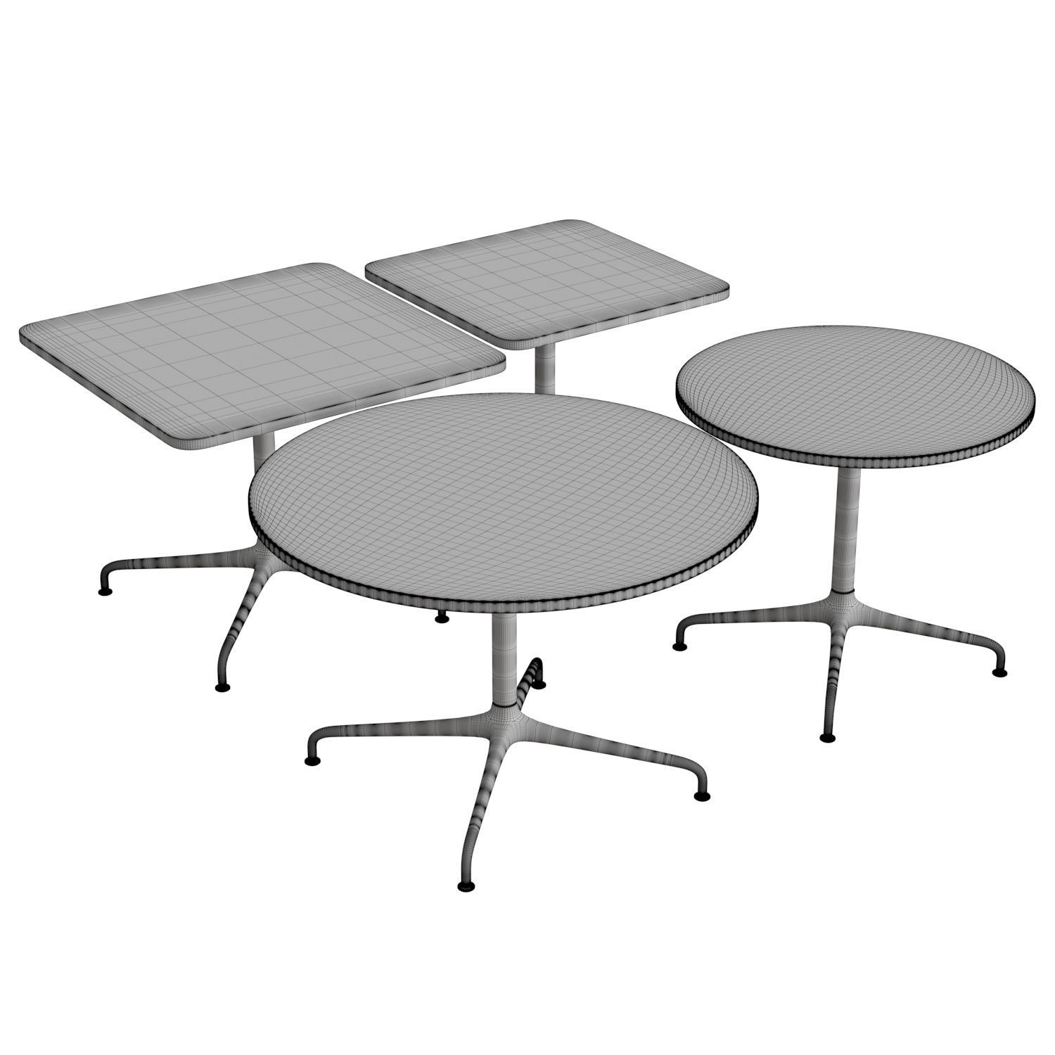 Beetle Lounge Table 3D model_4
