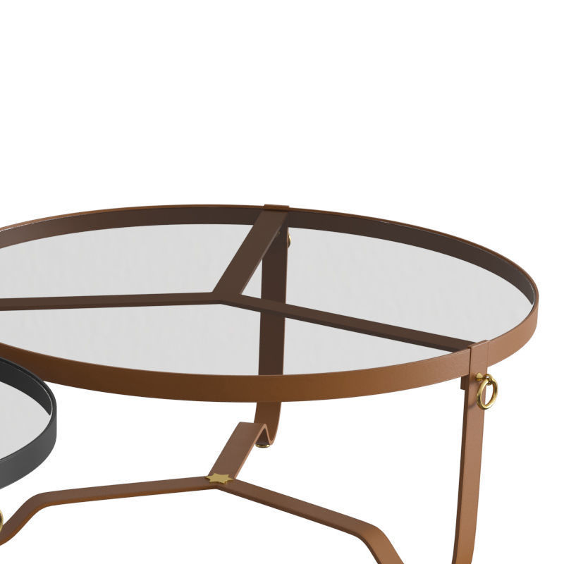 Adnet Coffee Table 3D model_2