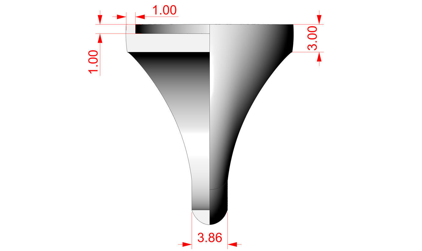 Signet rings set ROUND top 3D print model_8