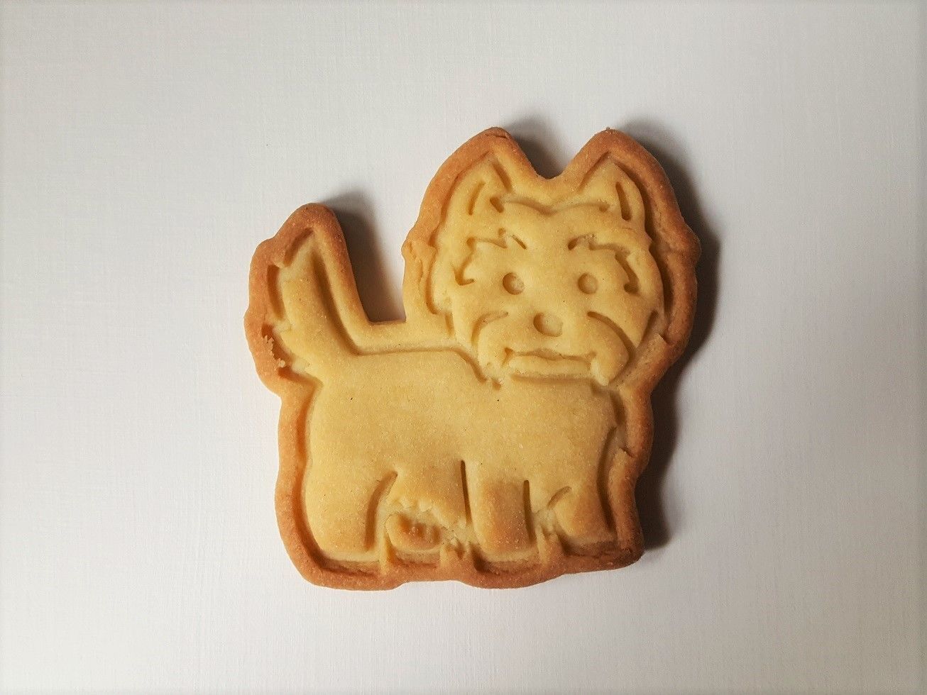 West Terrier dog cookie cutter 3D print model_1