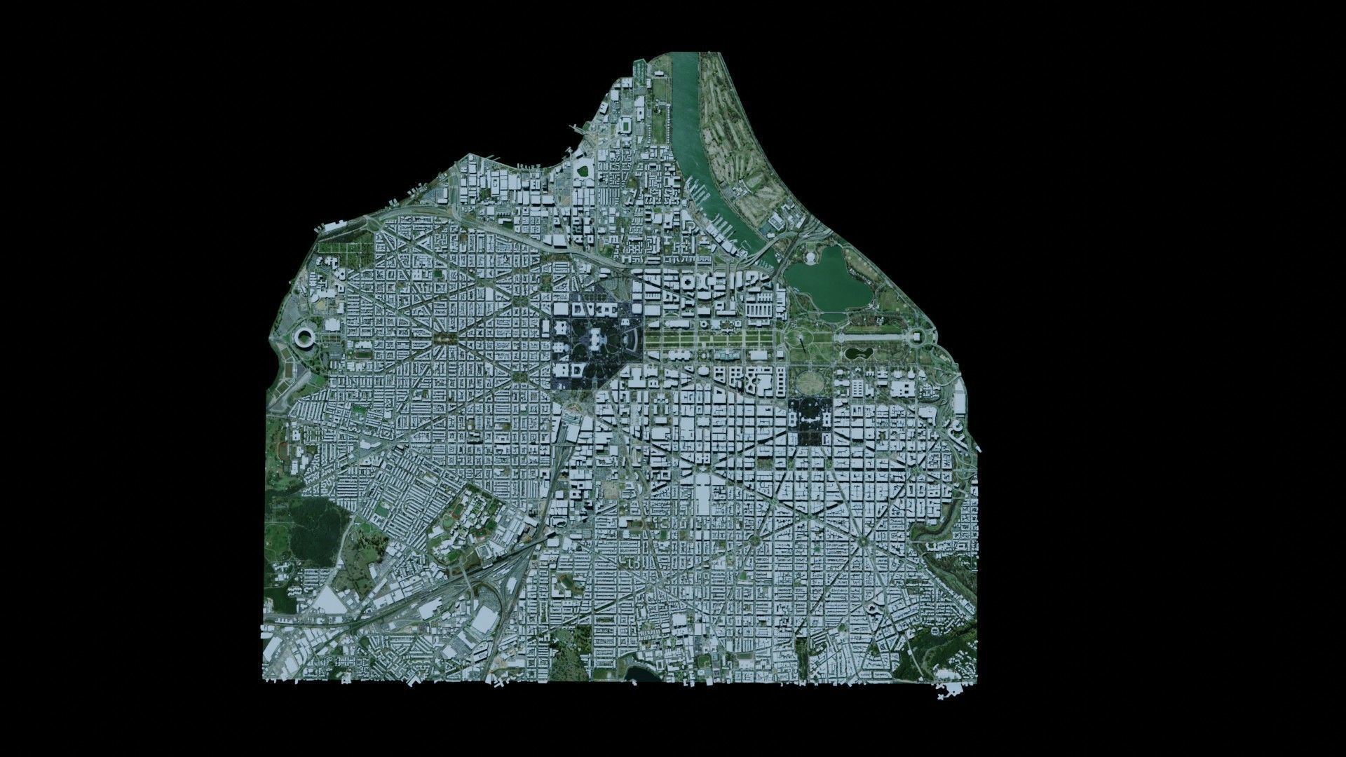 Washington DC - USA 3D model_3