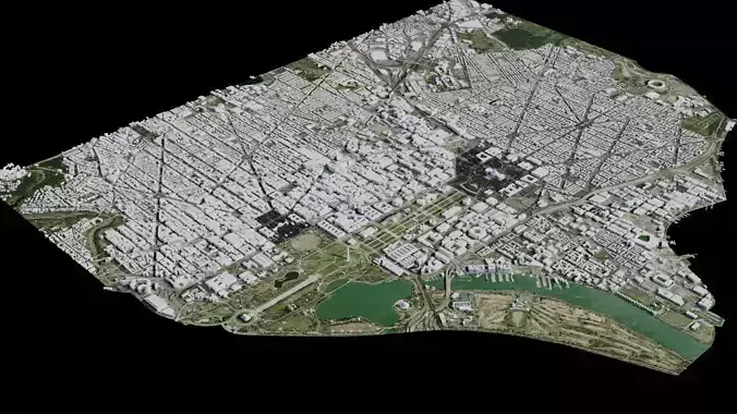 Washington DC - USA 3D model
