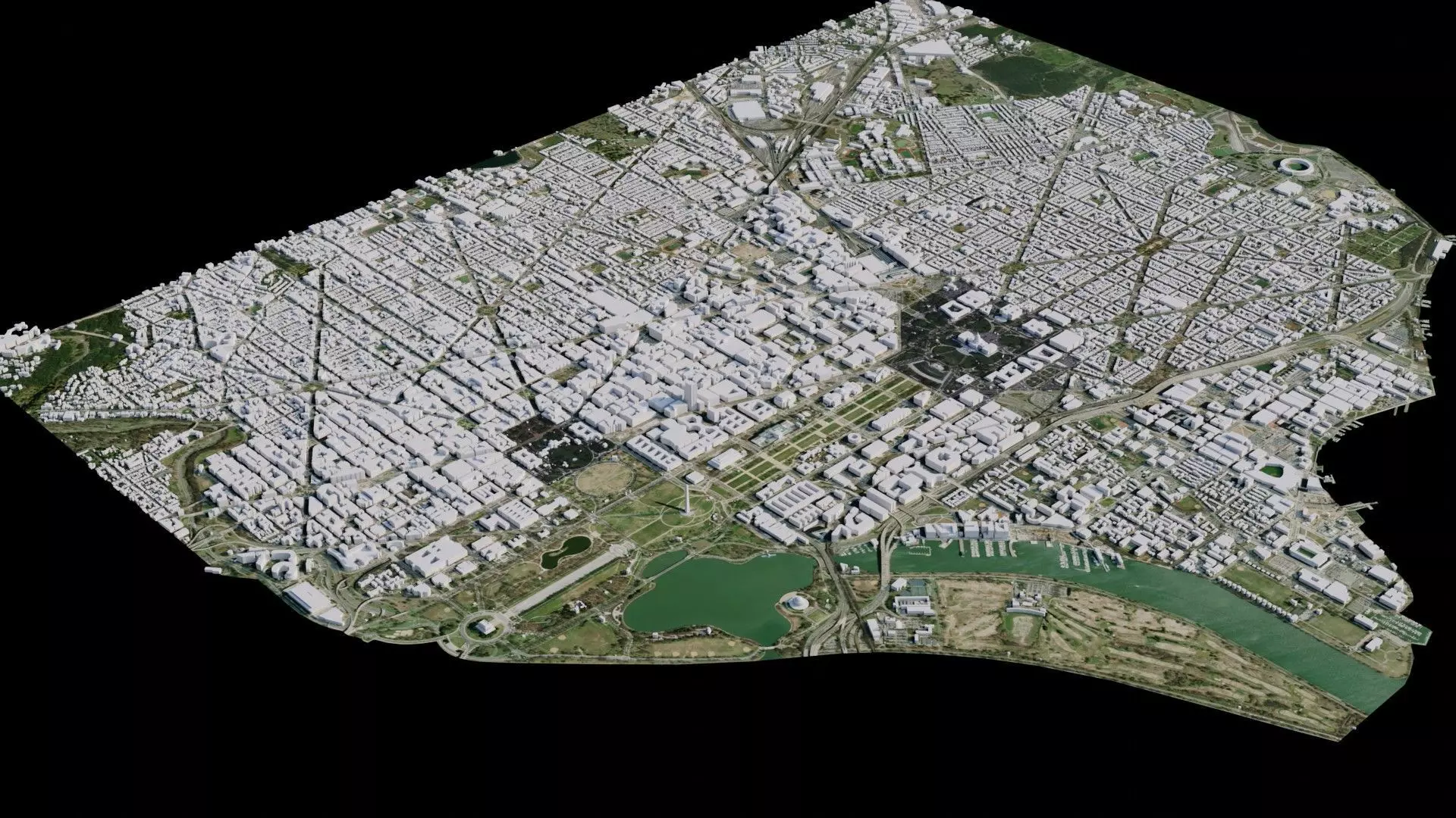Washington DC - USA 3D model_0