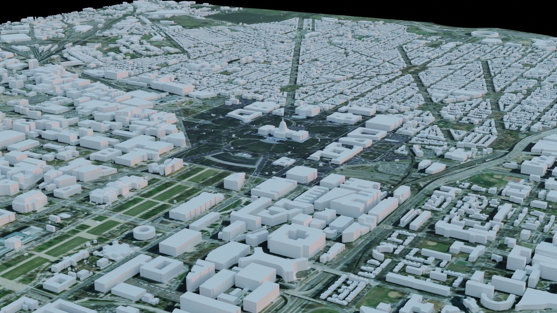 Washington DC - USA 3D model_1