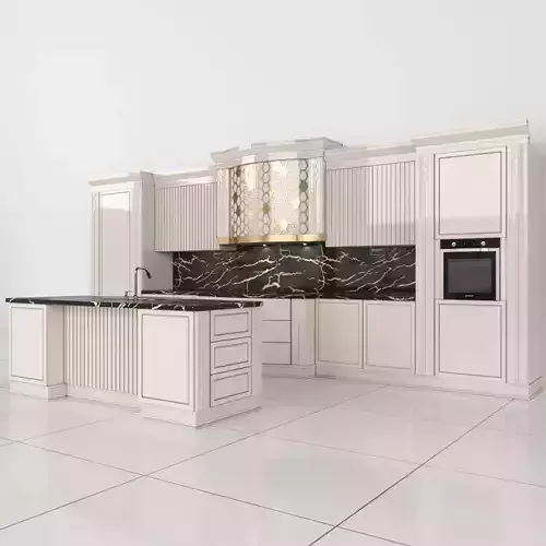 kitchen with marble counter tops