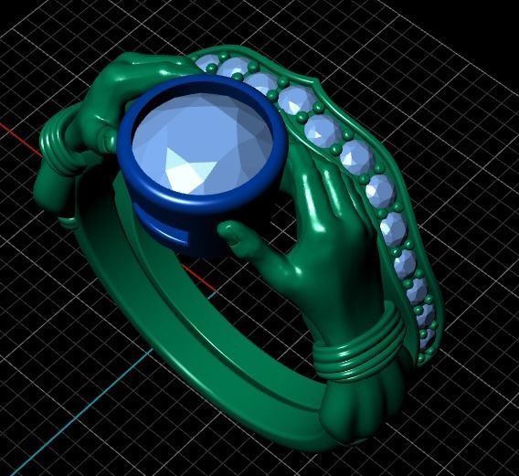 70 ring 3D print model_5