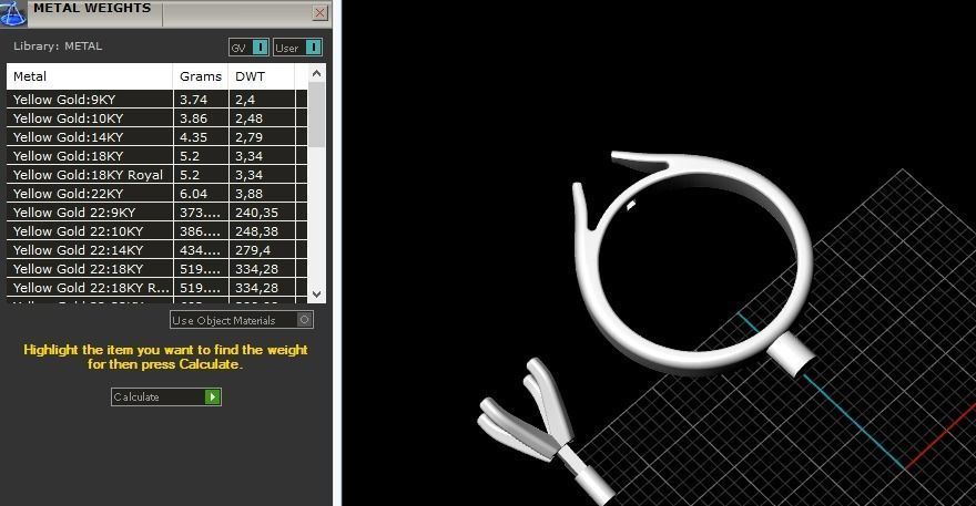 55 Soliter ring 3D print model_1
