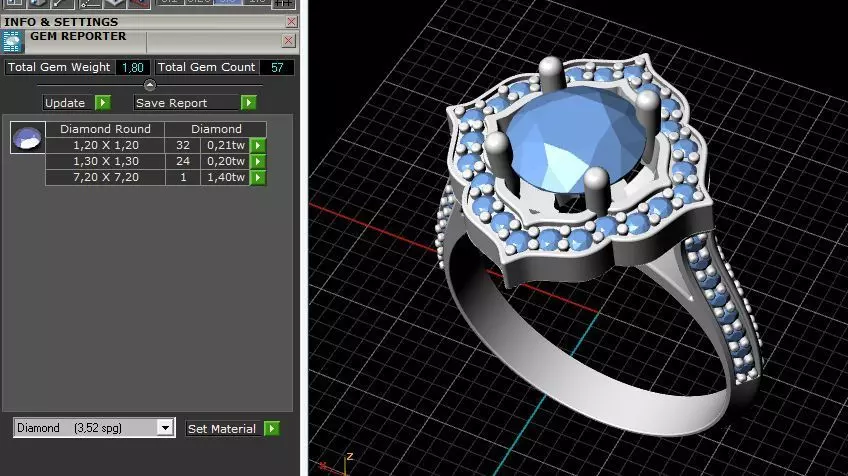 48 ring 3D print model_0