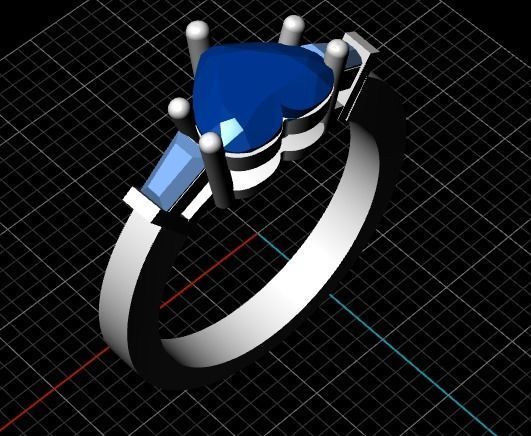 43 ring 3D print model_4