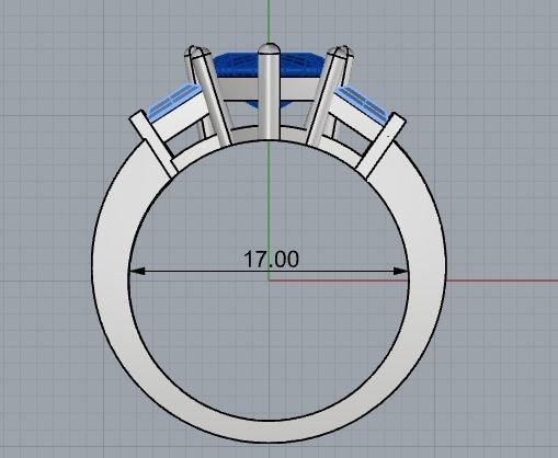 43 ring 3D print model_2
