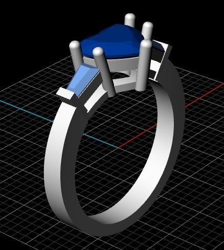 43 ring 3D print model_6