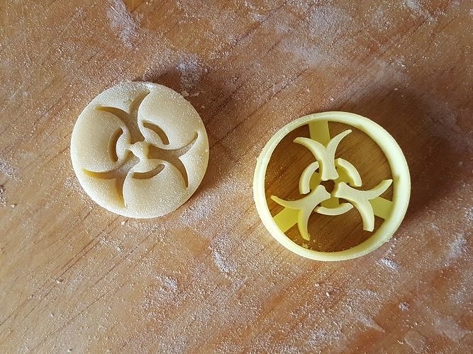 Virus cookie cutter 3D print model