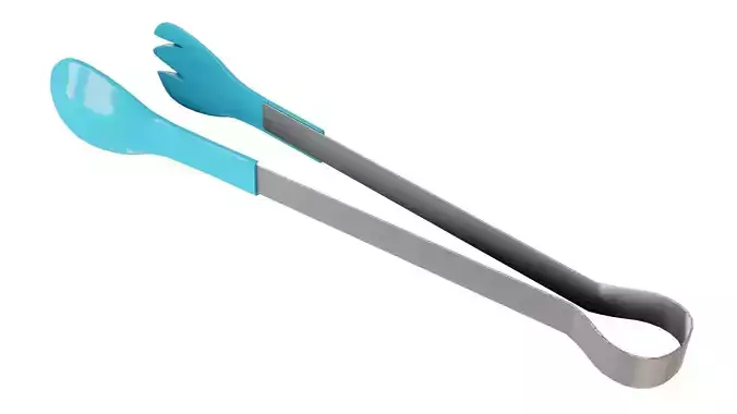 Cooking Tongs 3D Model Low-poly 3D model