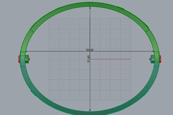 28 braclet cart 3D print model_4