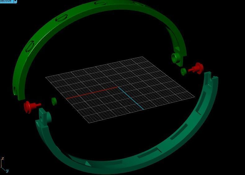 28 braclet cart 3D print model_3