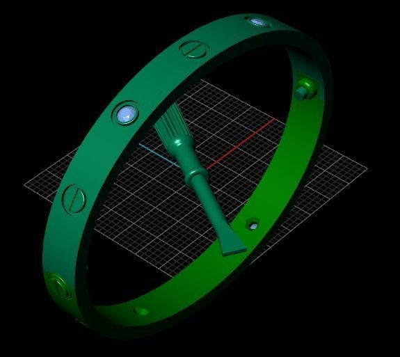 28 braclet cart 3D print model_7
