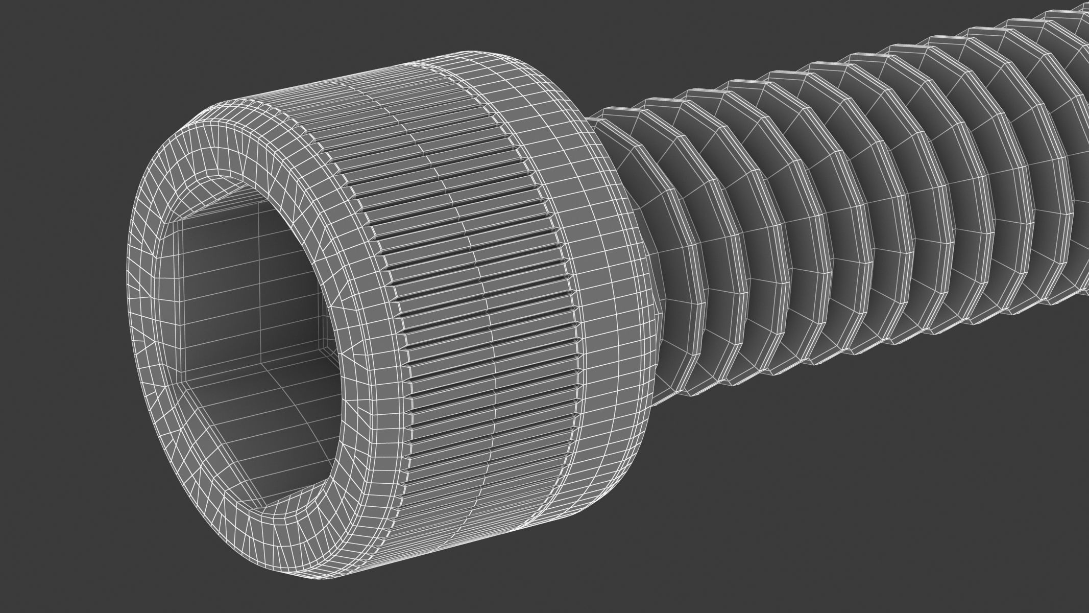 Socket Screw 3D model_9