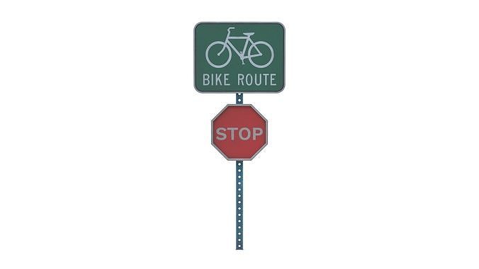Street Sign 15 3D model