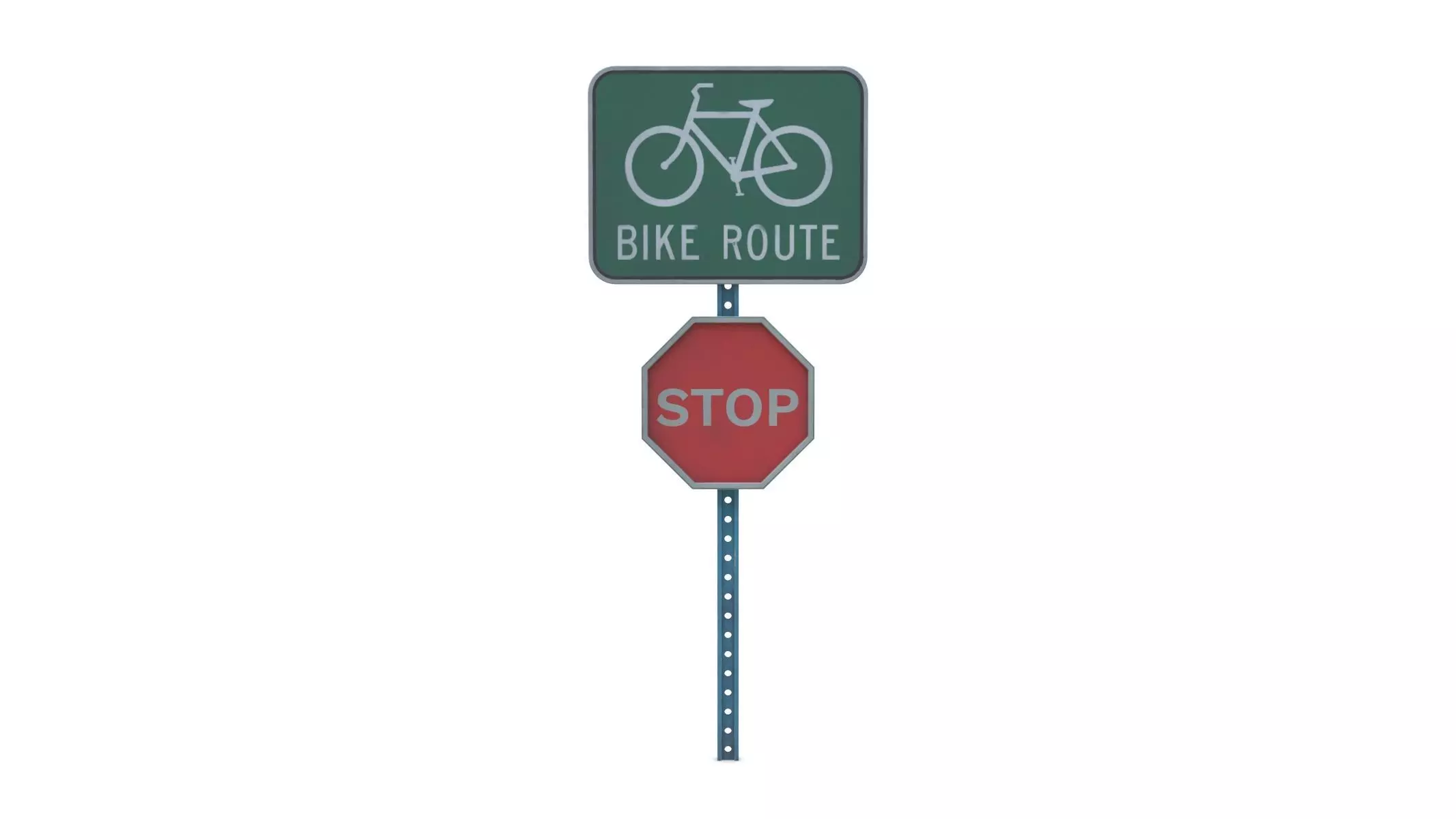 Street Sign 15 3D model_0