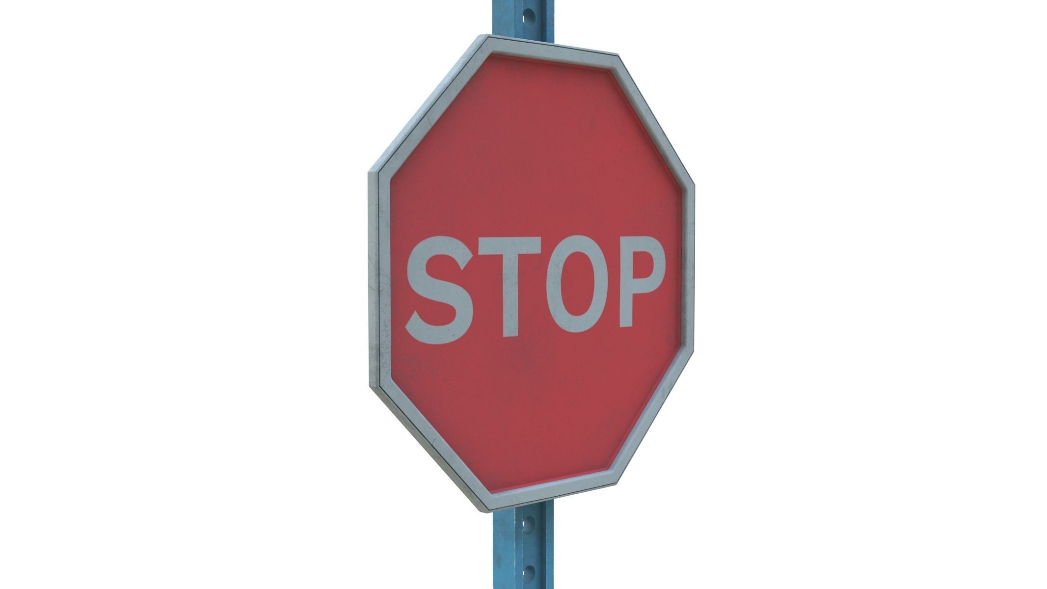 Street Sign 15 3D model_4