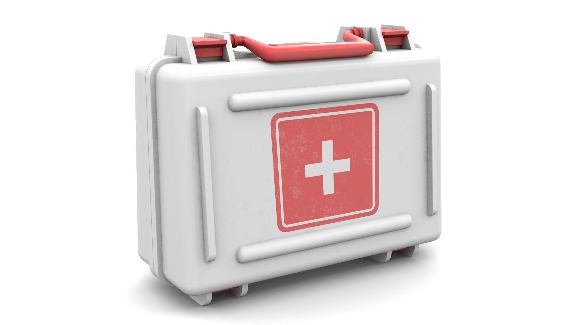 Medication Case Low-poly 3D model_3
