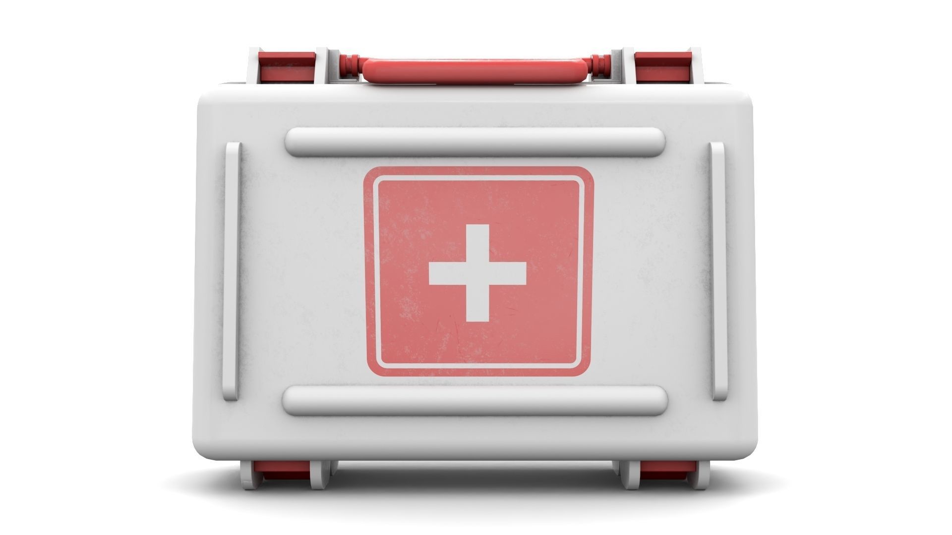 Medication Case Low-poly 3D model_7