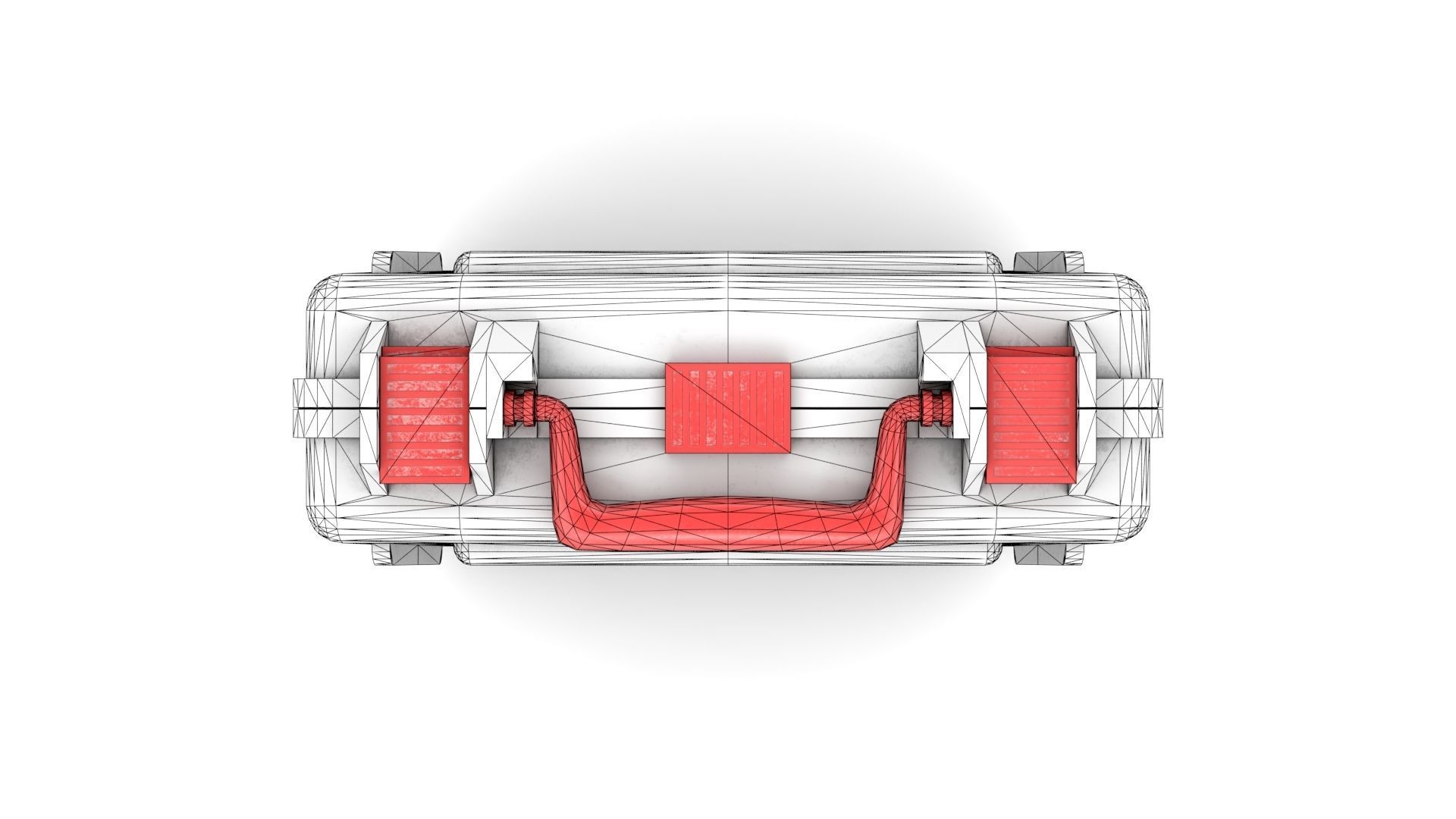 Medication Case Low-poly 3D model_14