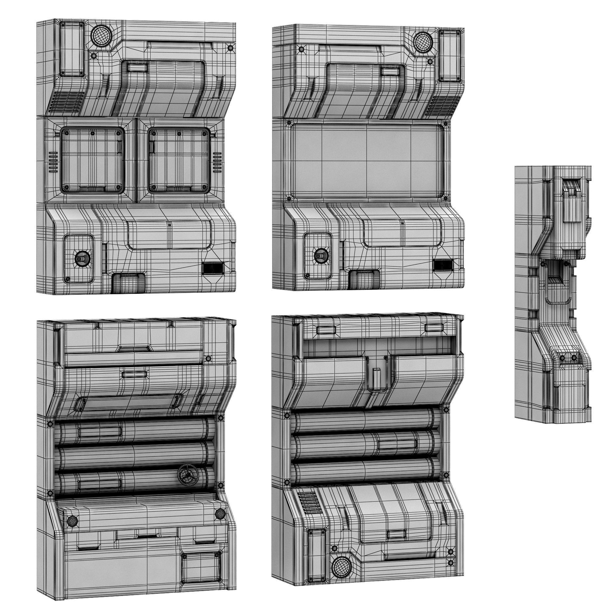 Sci-Fi elements 1 3D model_7