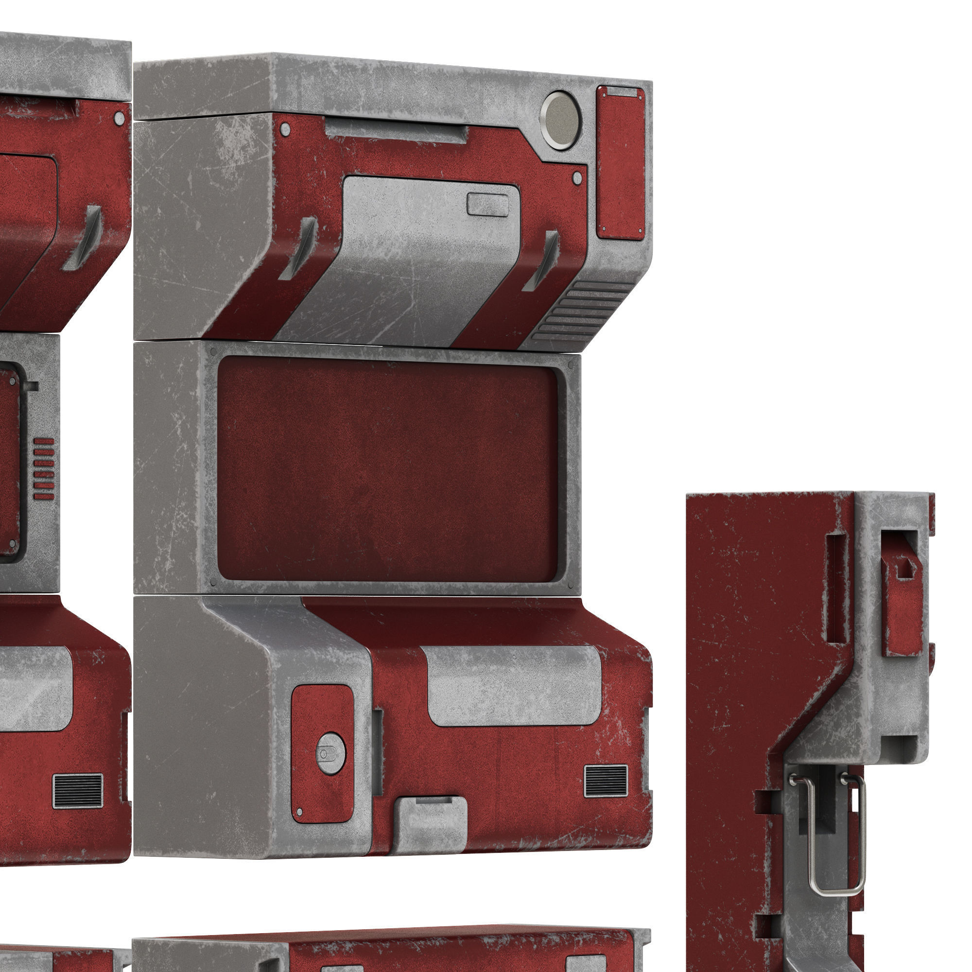 Sci-Fi elements 1 3D model_6