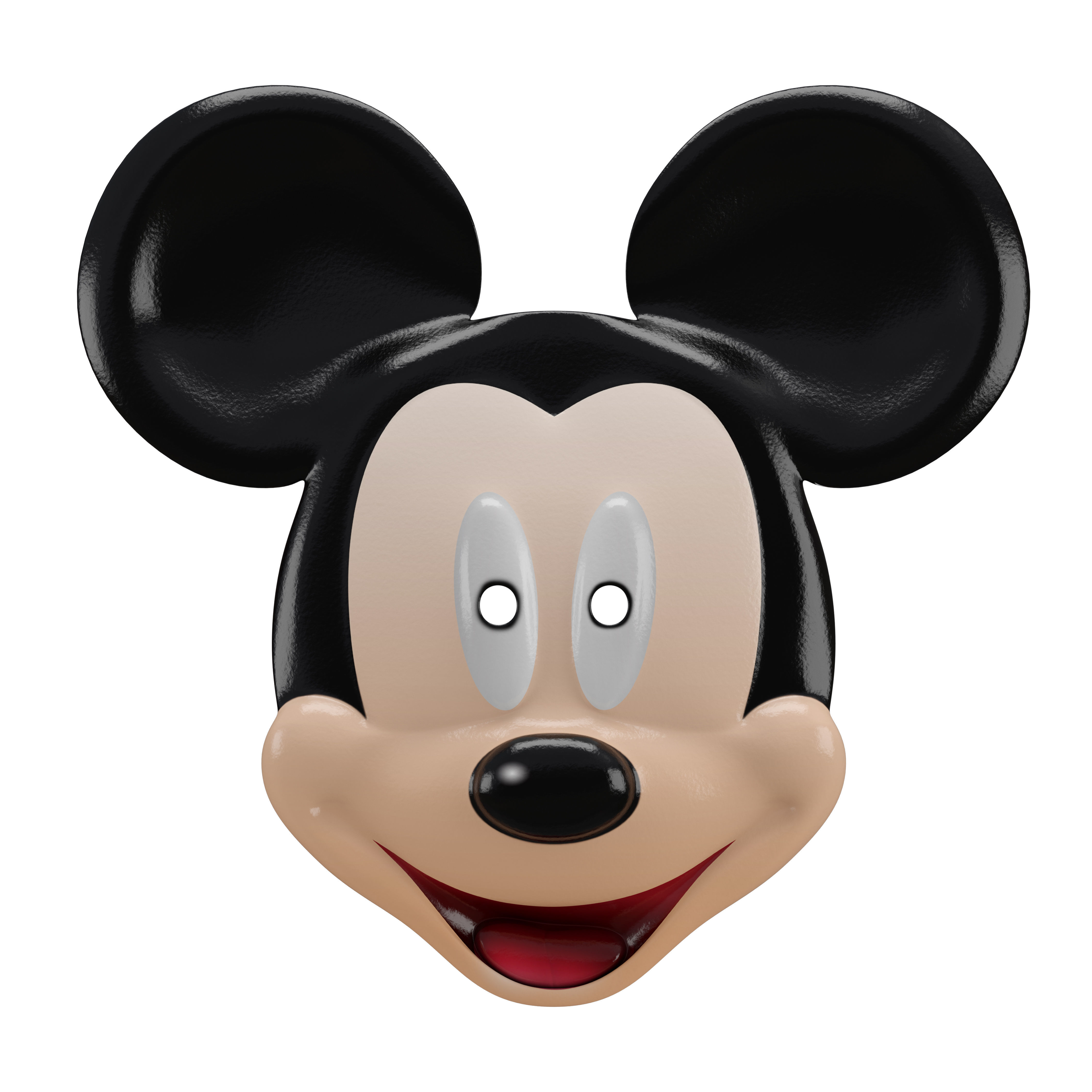 Mask 2 mickey mouse Low-poly 3D model_1