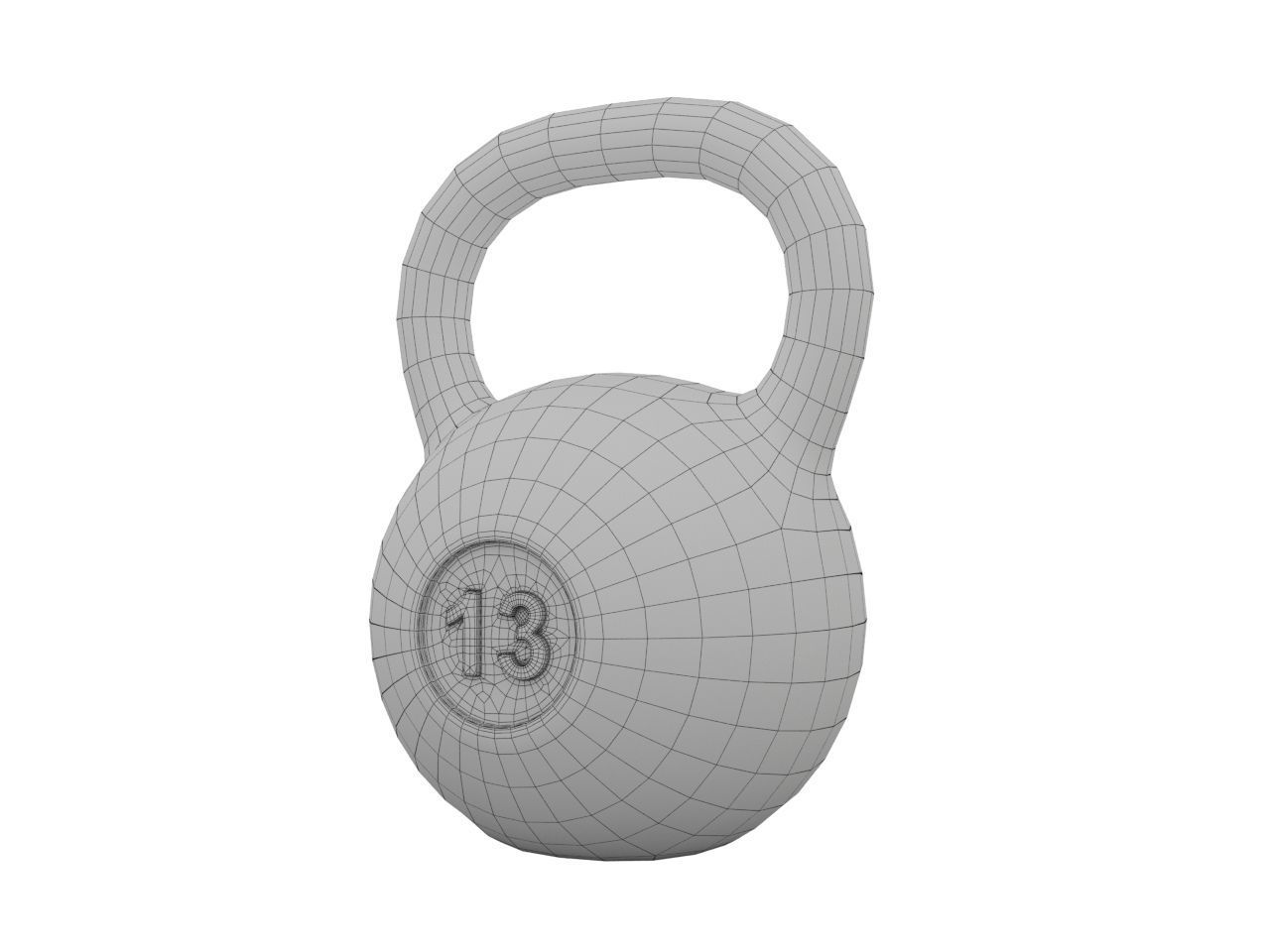 Weight 13 3D print model_3