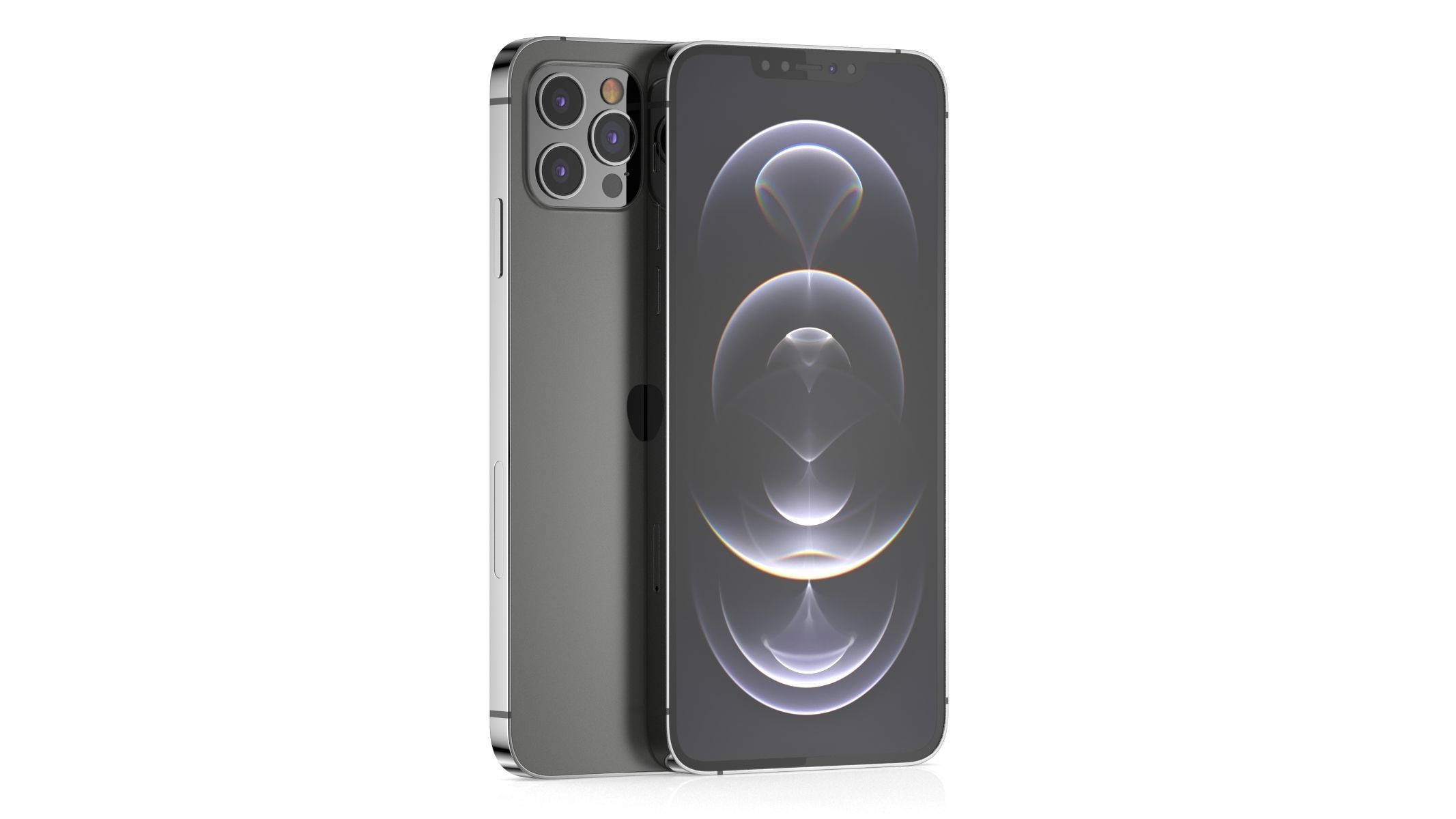 Apple iPhone 12 Pro Max Graphite 3D model_1
