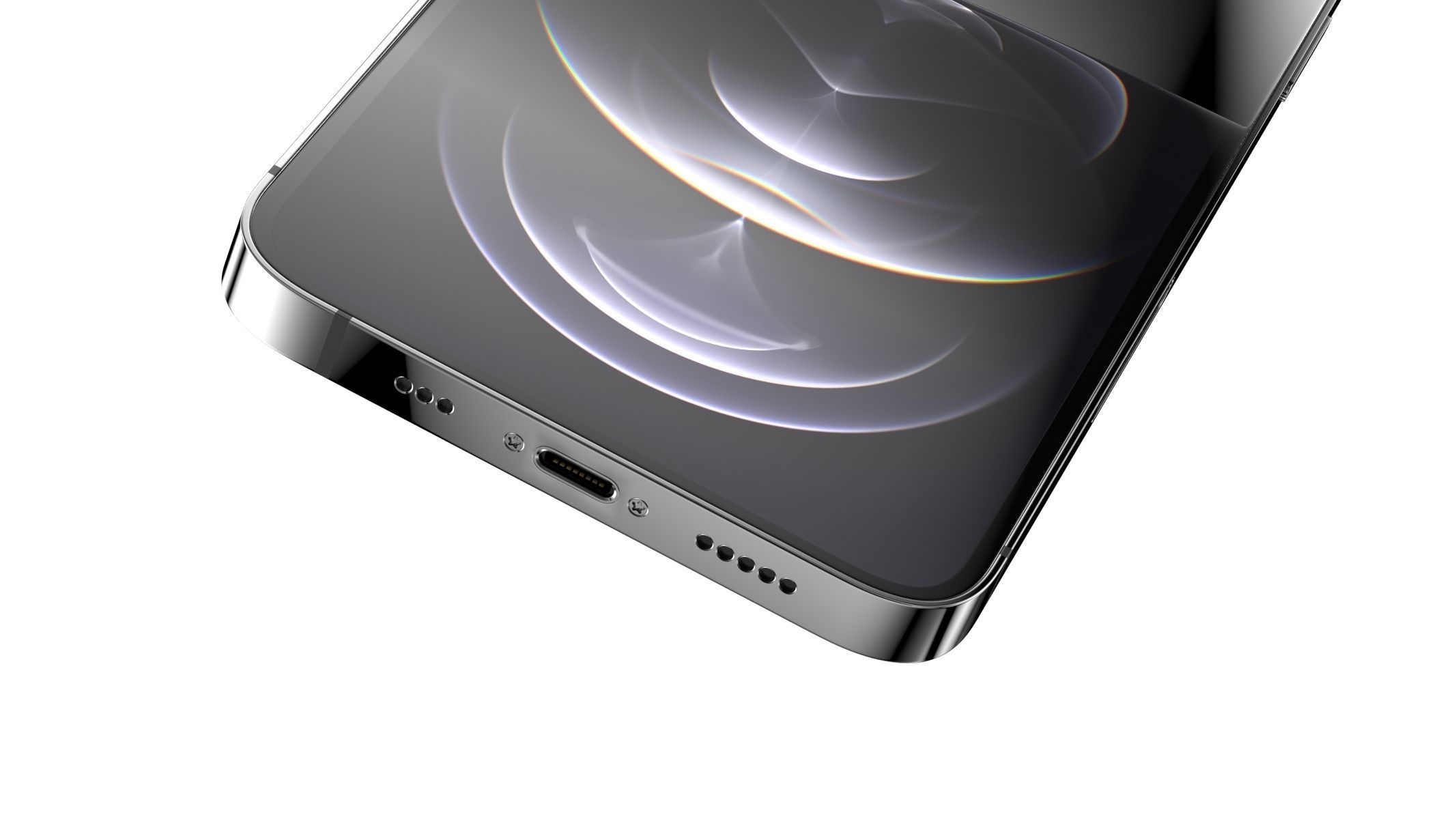 Apple iPhone 12 Pro Max Graphite 3D model_3