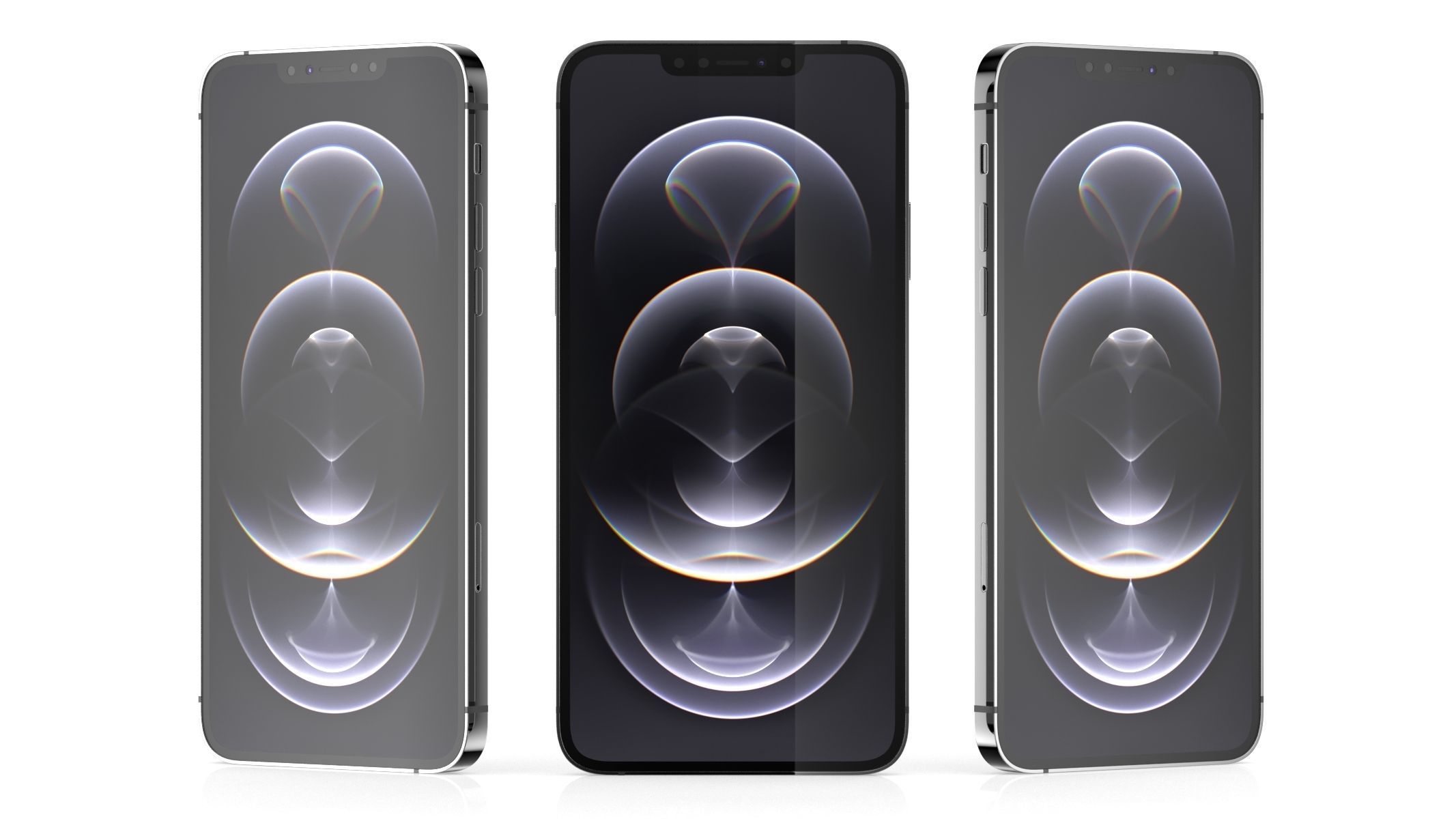 Apple iPhone 12 Pro Max Graphite 3D model_17