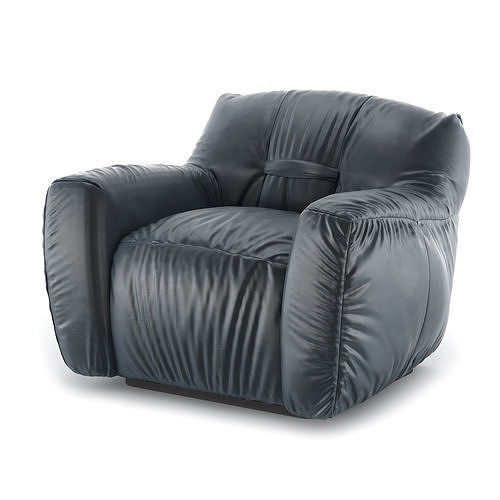 Natuzzi italia Argo armchair 3D model