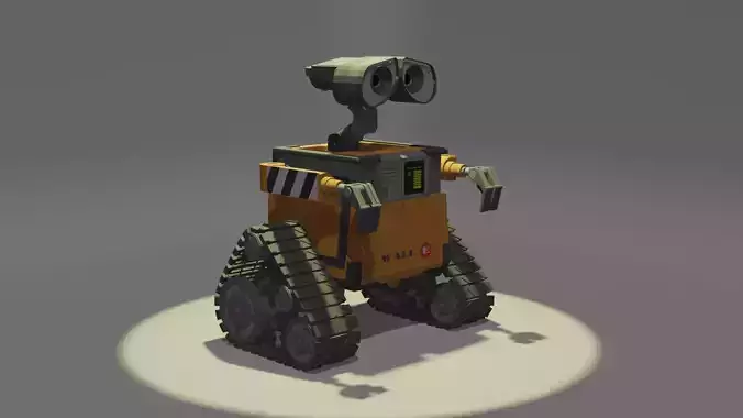 Wall-E wall - e robot Free 3D model