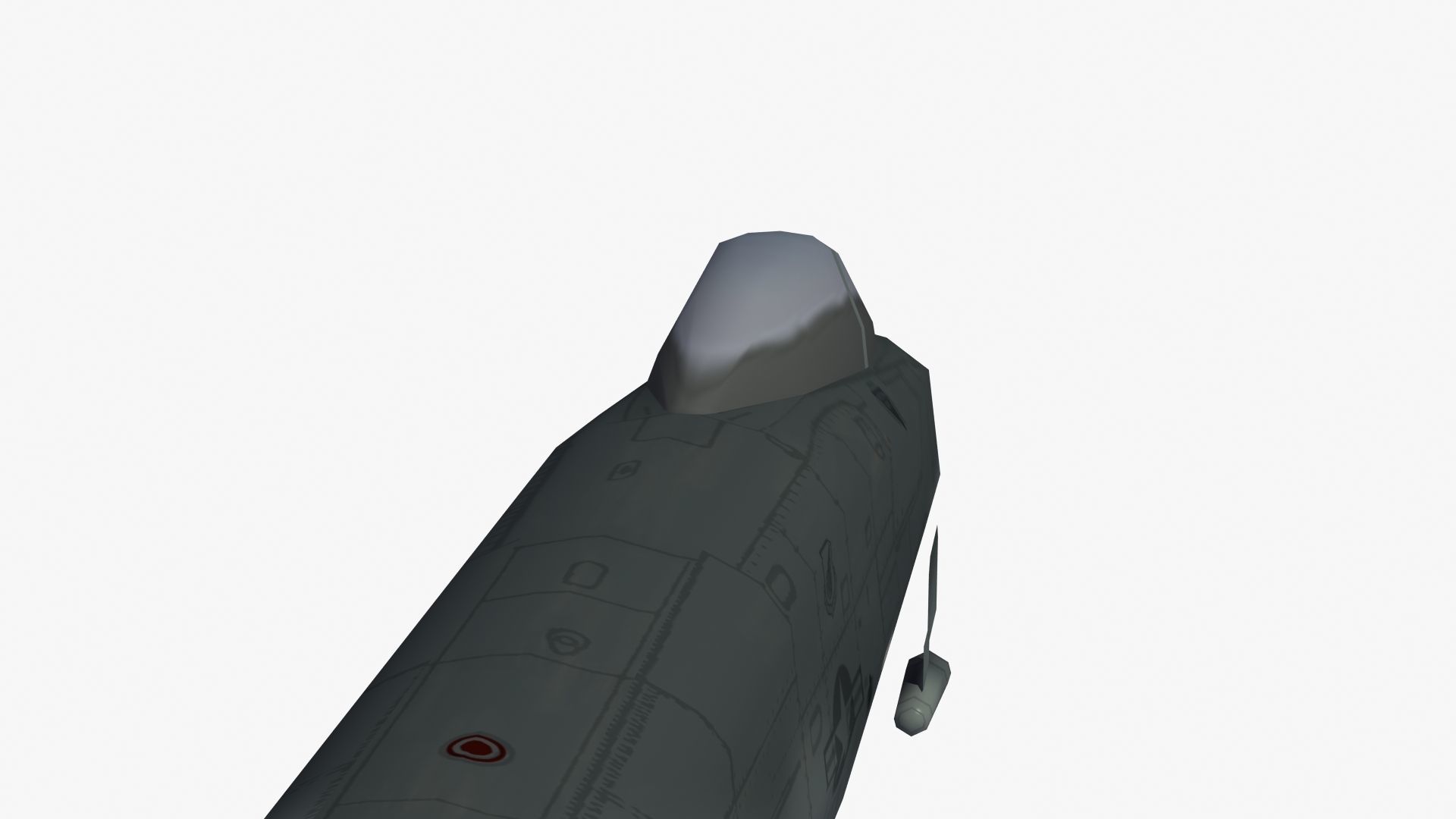 A10 Warthog Low-poly 3D model_41