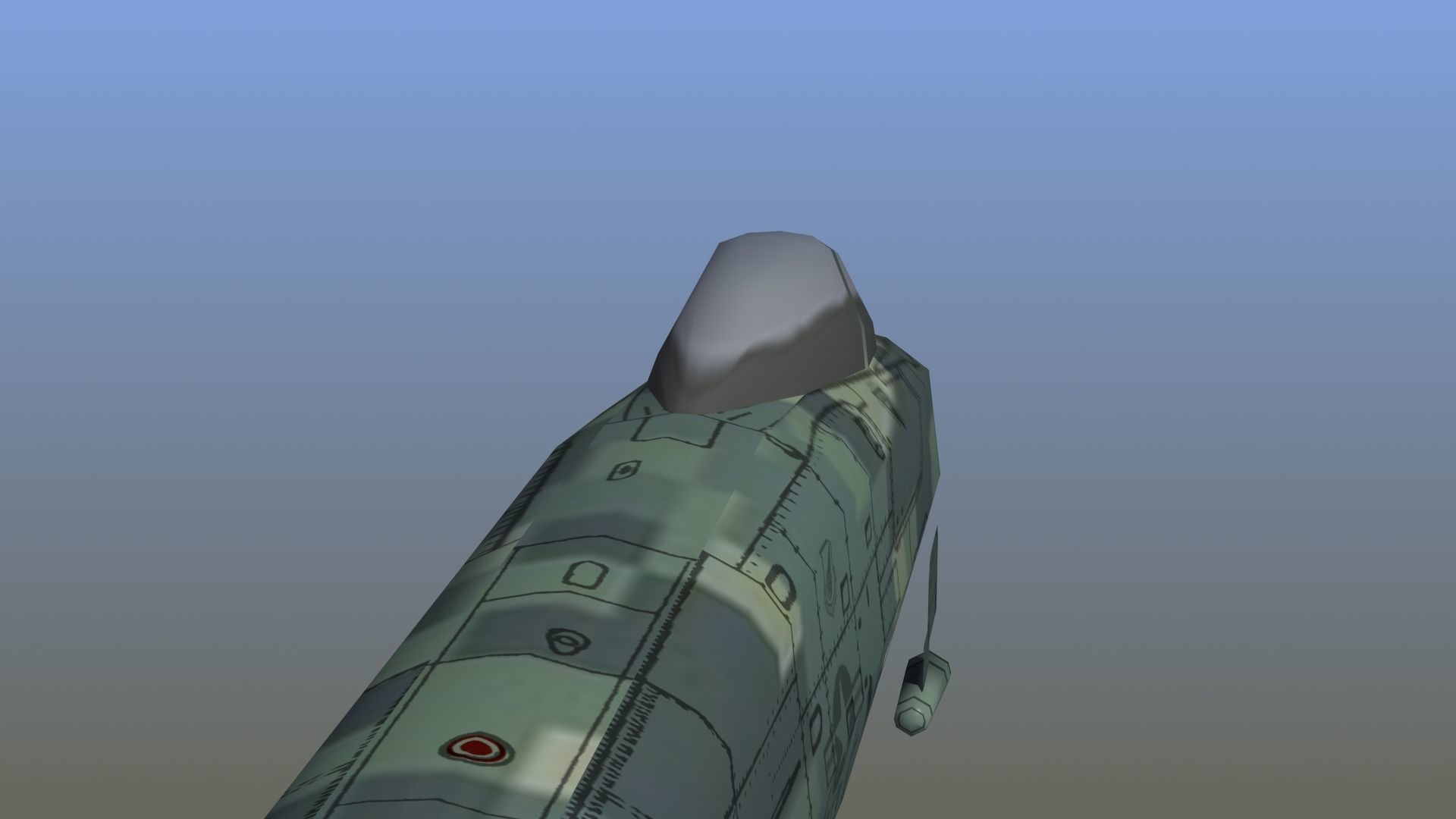 A10 Warthog Low-poly 3D model_28