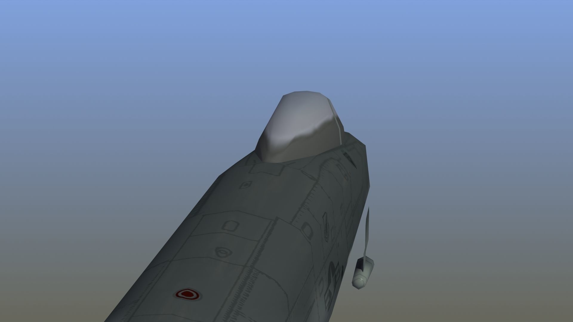 A10 Warthog Low-poly 3D model_23